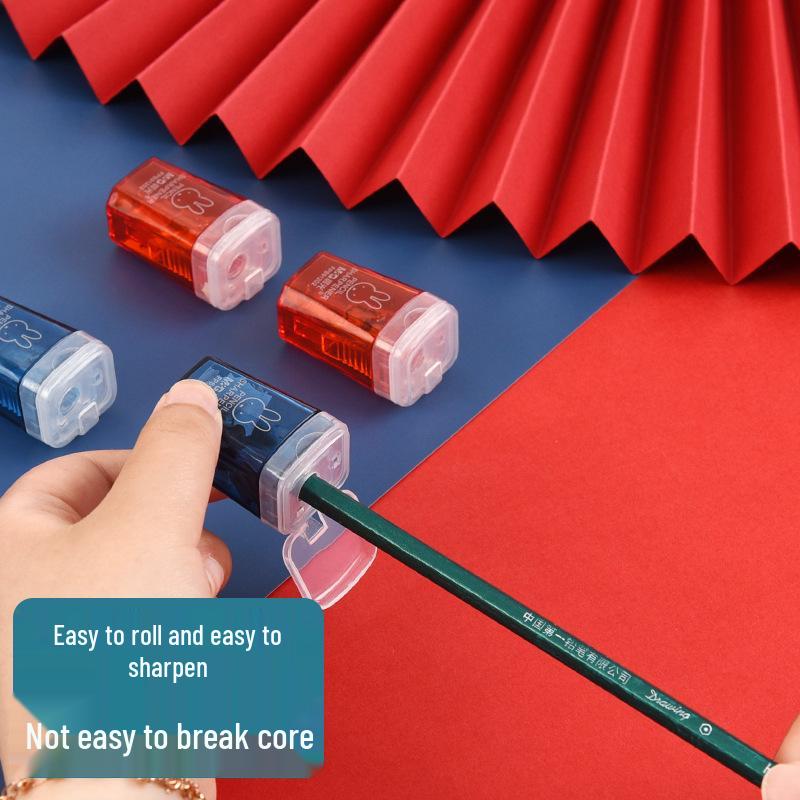 Mini Morning MG Edelstahl Bleistiftspitzer: Leicht zu spitzen, tragbar, niedliches Kunstzubehör für Kinder