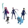 5/6/8Pcs Kpop Hunter Figure Cake Topper Animated Movie Inspired Cartoon Character Figurine Statue Collectible Model Home Office Desktop Decoration