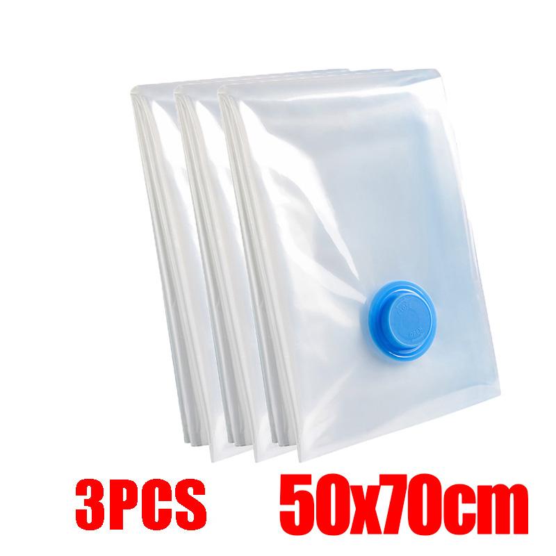 4pcs Thickened Vacuum Compression Bag, Transparent Quilt Vacuum Bag, Storage Bag, Household Clothing Storage And Sorting Bag