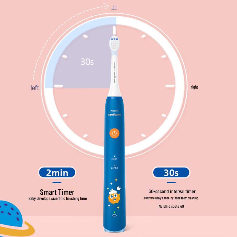 Philips Kids Sonic Electric Toothbrush with Bluetooth CN plug (adapter included)