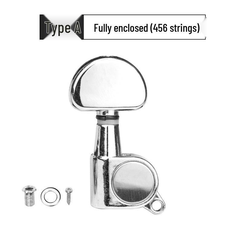 Wooden Folk Guitar Tuning Knobs: Fully Enclosed & Semi-Enclosed Adjusters