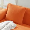 New Design Colors Thick Polar Fleece Sofa Protective Cover Jacquard Solid Printed Pillowcase Cover For Soft Cushion 45x45cm