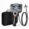 VEVOR Articulating Endoscope with Light, 4-Way 360 Degrees Articulated Borescope Camera, 6.2mm Slim Lens 1920 X 1080, 6" HD IPS Screen