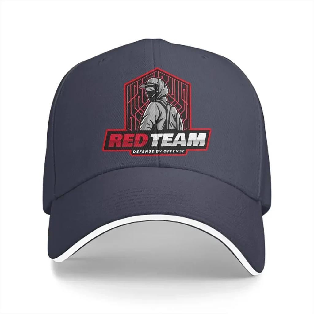 Dad Hats Cyber Security Red Team Defense by Offense Mens Hat Sun Visor Baseball Caps Linux Operating System Peaked Cap