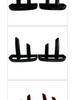 Kühlergrill für den vorderen Stoßfänger für Land Rover Discovery 5, Schwarz LR082888/LR082889