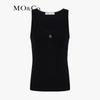 MO&Co. Ribbed Knit U-Neck Vest