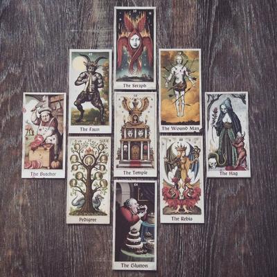 The Zammer Twins 1st Edition Oracle Deck 6*12cm 50 Pcs Cards
