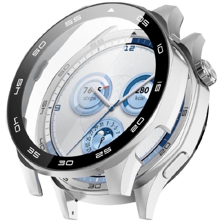 Full Coverage Smartwatch Case Scale Engraves Smartwatch Protections Integrated Screen Protector Suitable for Watch GT5