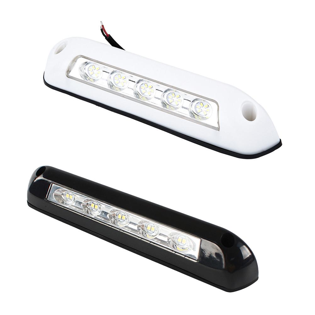 12V RV LED Awning Porch Light 6000K Waterproof Display Wide Lights 8W RV Outdoor Porch Light 10LED RV Retrofit Outdoor Lighting