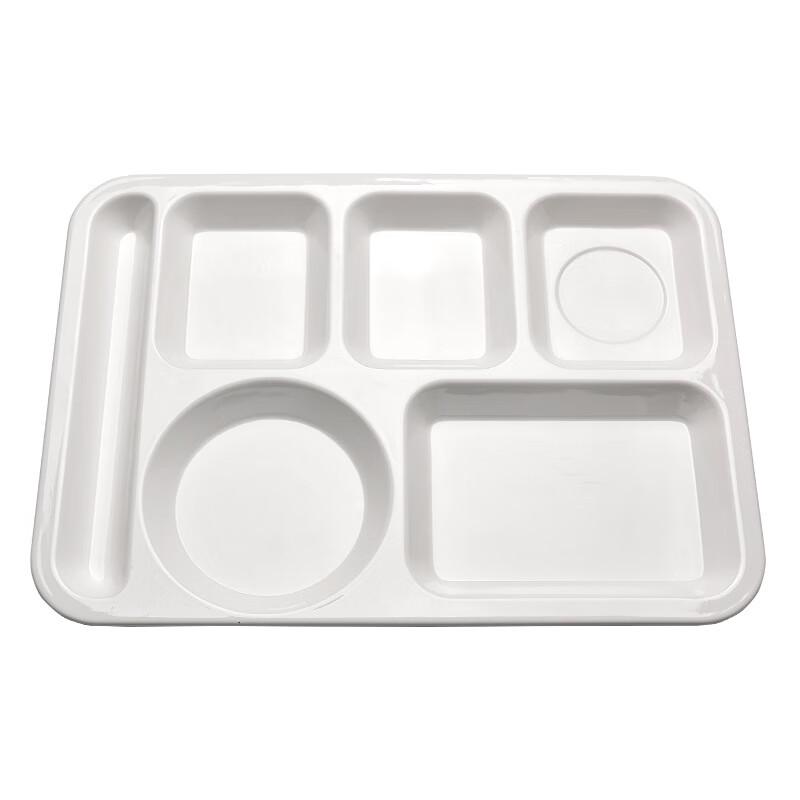 Commercial Melamine Divided Canteen Plates & Spoon