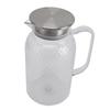 Water Pitcher with Lid and Handle 1500ml Acrylic Heat Resistant Clear Water Kettle Jug for Lemonade Milk Ice Tea Cold