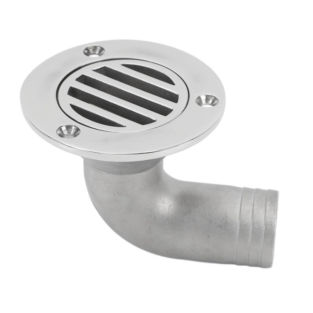 Boat Deck Drain 90 Degree Elbow 316 Stainless Steel Split Floor Deck Drain for Fishing Boat Yacht