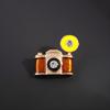 Retro British Style Camera Brooch Female Exquisite Creative Corsage Niche Design Pin Personalized Suit Accessories