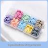 Sunflower Sealing Wax Granules In Transparent Box - Grid-Style Set with 10/15/24 Colors for Stamps