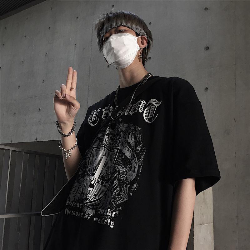 Buy Gothic Style T-shirt Oversized 