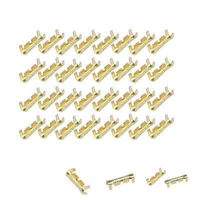 50 Pièces Connecteur d'accueil bouton poussoir de ligne terminal de connexion rapide câblage acier