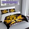 3pcs Custom Name Omega Psi Phi Bedding Set,Includes 1 Duvet Cover and 2 Pillowcases,All-season Bedroom Decor