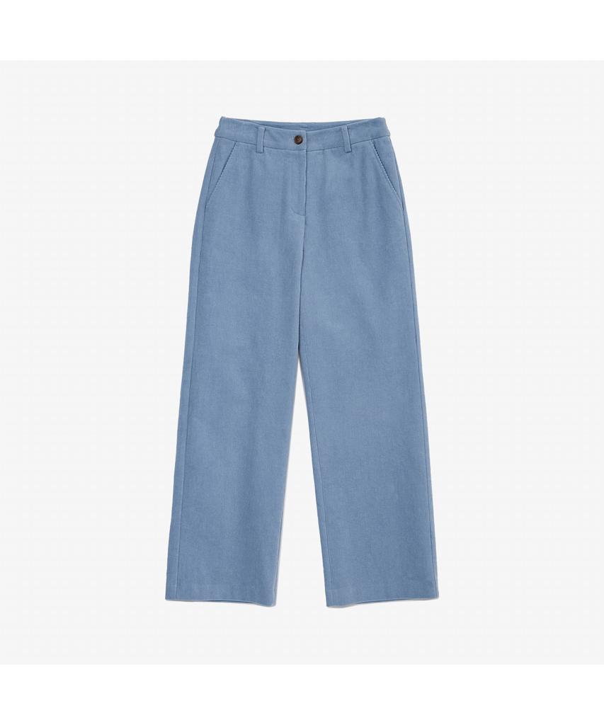 LACOSTE Women'S Semi-Wide Casual Corduroy Pants Hf625E-55N Hbp