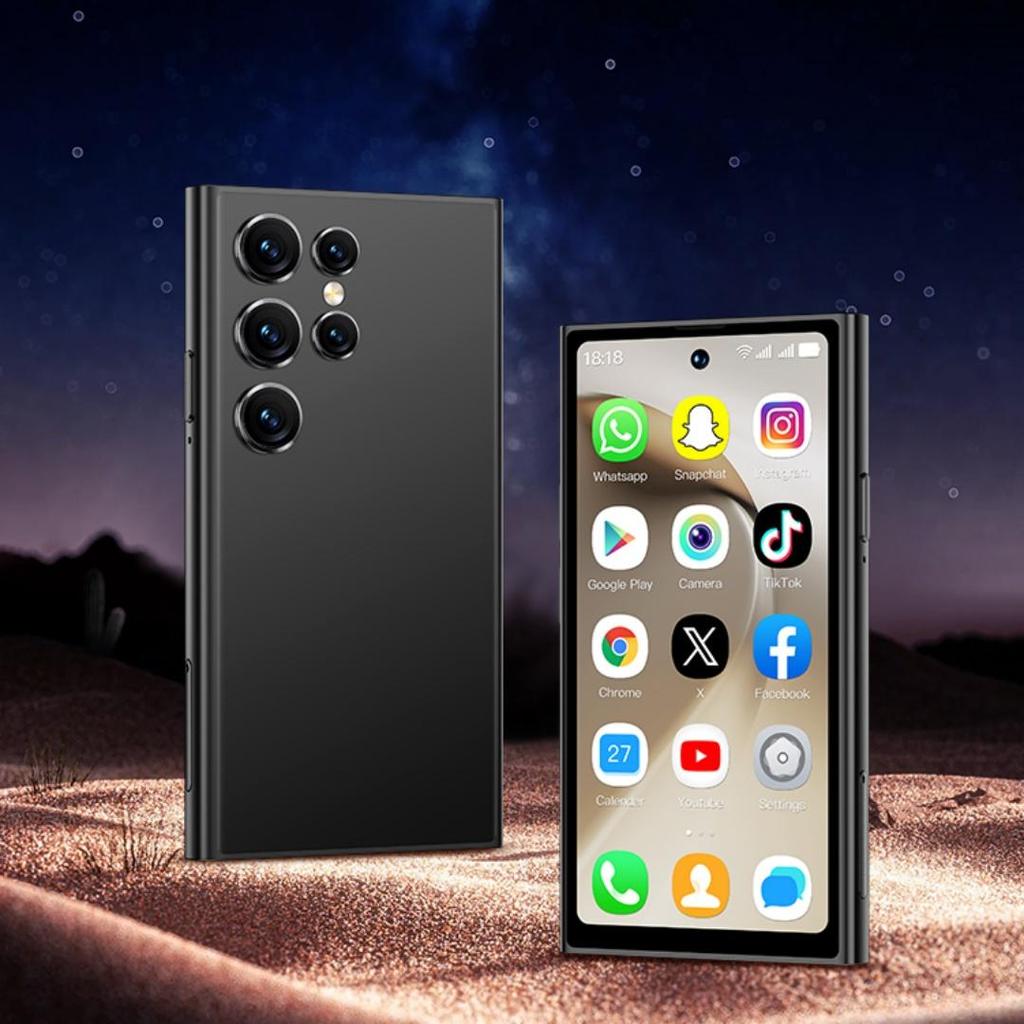S26 PRO Mini 4G Smartphone 4.0inches 2GB RAM 16GB ROM Dual Camera 2MP+5MP LTE Dual SIM Bluetooth Type-C Torch Face Unlock Android Mobile Phone