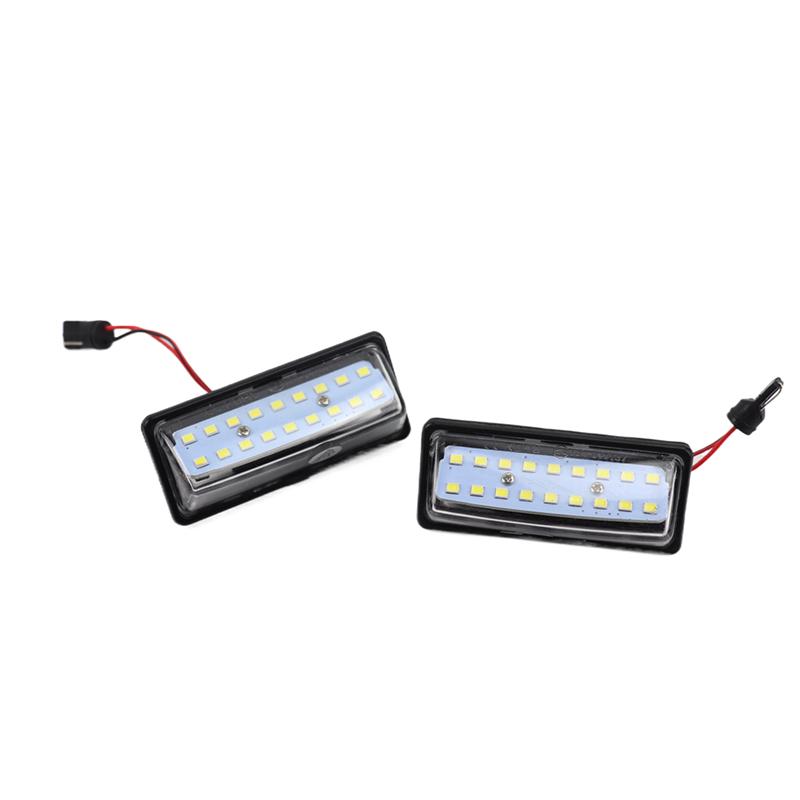

2 шт. Светодиодная лампа номерного знака Canbus для Nissan TEANA J31 J32 Maxima Altima Rogue Murano Pathfinder Sentra Versa белый