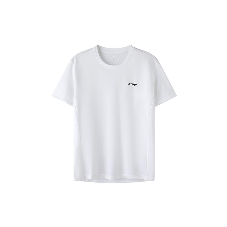 Li Ning T Shirt Men's White Black YTST073-4