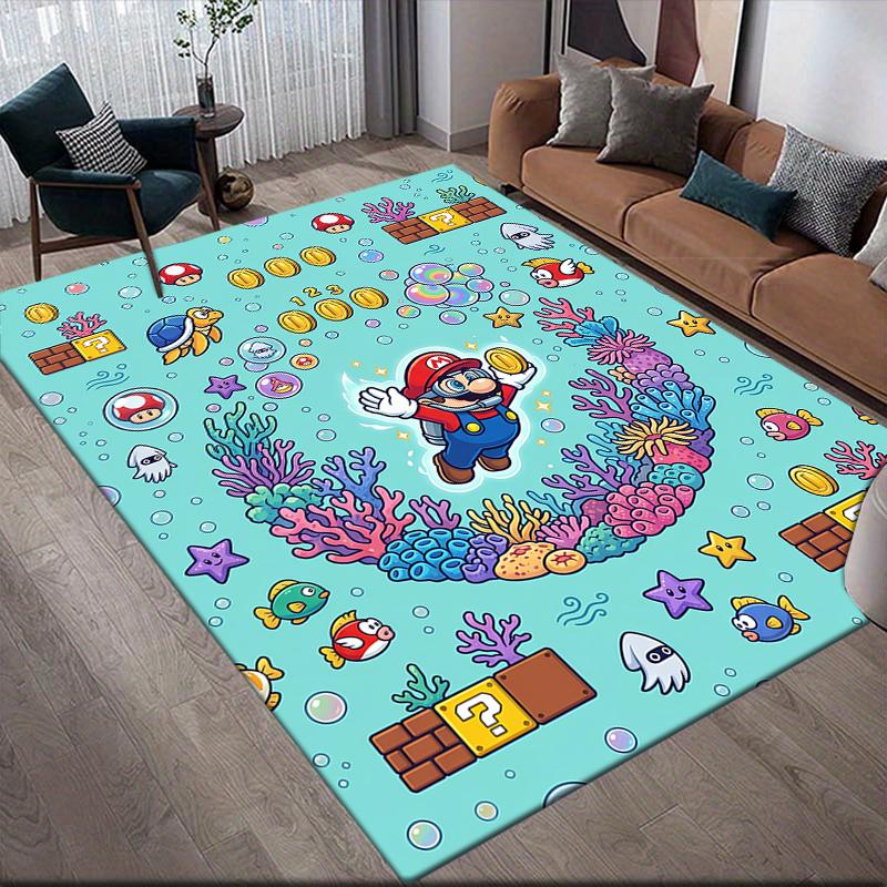 

Mario Retro Area Rug, Mario Fan Cozy Carpet, Perfect Gift.chl 60x90cm