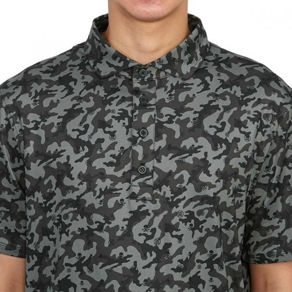 Zipore Golfwear Men S Collar ShorT Sleeve T ShirT Gmp000001 Onyx