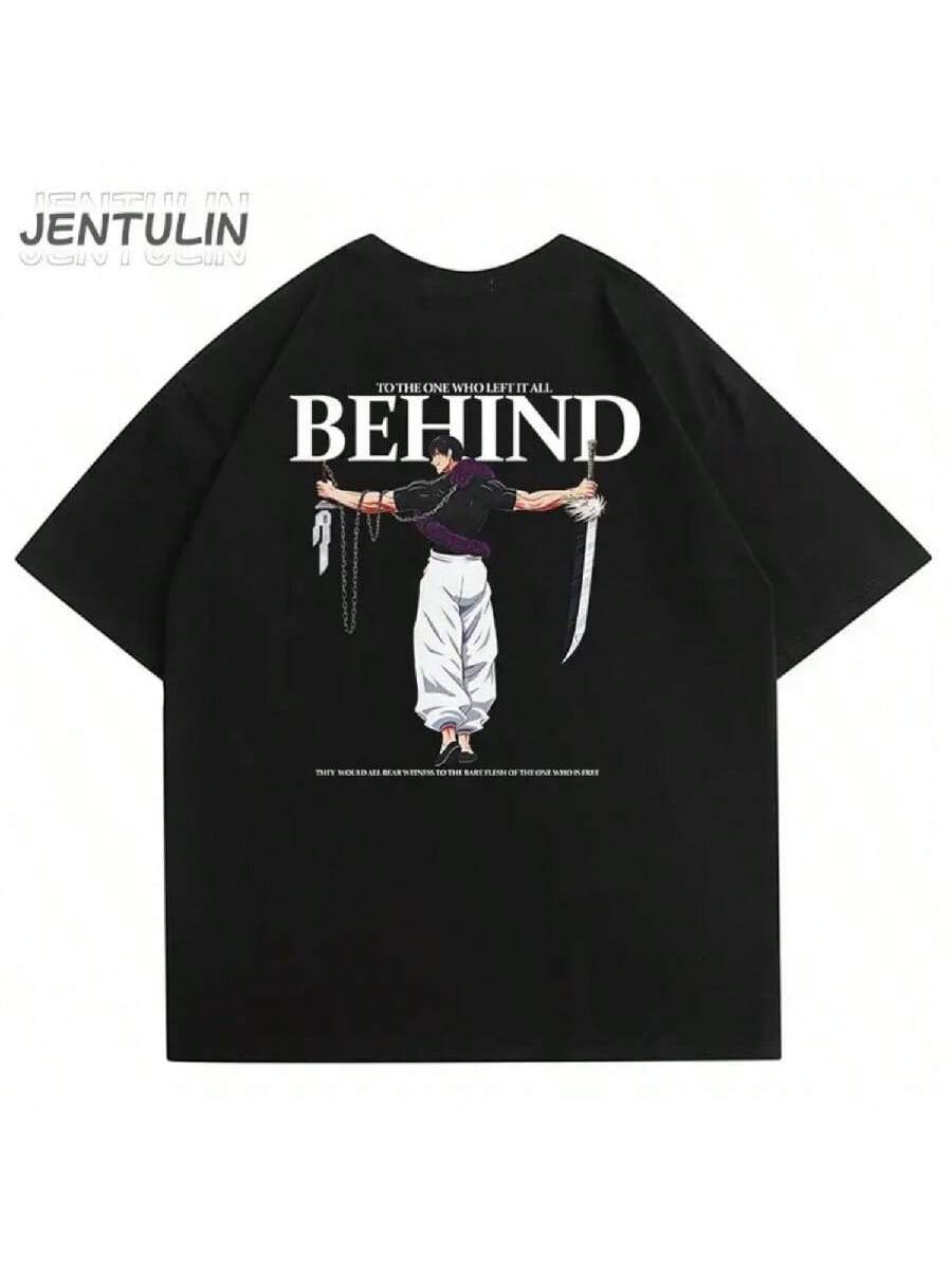 Japanese Anime Clothes Cartoon Fushiguro Toji Graphic T-Shirt Men Fashion Oversized T Shirt Male Manga Fashion Tshirt Women Tops S разноцветный