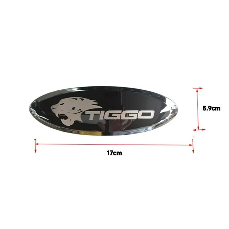 YEHUA Chery Tiggo 2 Tiggo 4 Логотип Chery Tiggo Chery Tiggo 7 8 Pro Черный значок Логотип с головой тигра Решетка Капот Наклейка 2013-2025