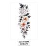 3D Realistic Peony Rose & Animal Tattoo Stickers - Temporary Designs Featuring Butterflies, Tigers, and Snakes