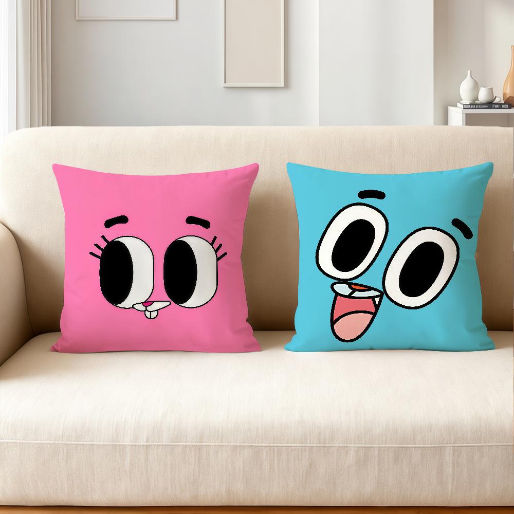 A-amazing W-world Of G-gumball Cartoon Pillow Case Applicable Space For Guest Rooms Interiors Cars Office House Decoration