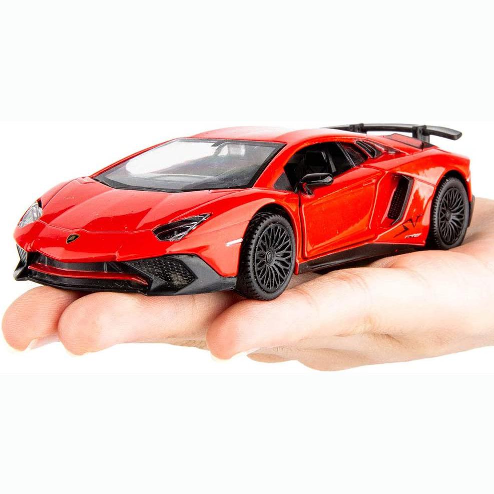 1/36 Scale Lambo Aventador LP700-4 Diecast Car Model Toy, Zinc Alloy Pull Back Vehicle for Kids Adults Gift Collection