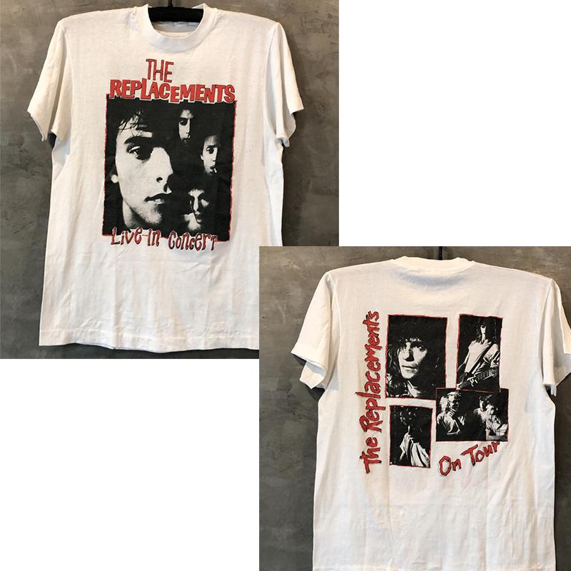 

The Replacements Band European and American High Street Vintage Short Sleeve Men s and Women s Cotton Texture T-shirt Trend S