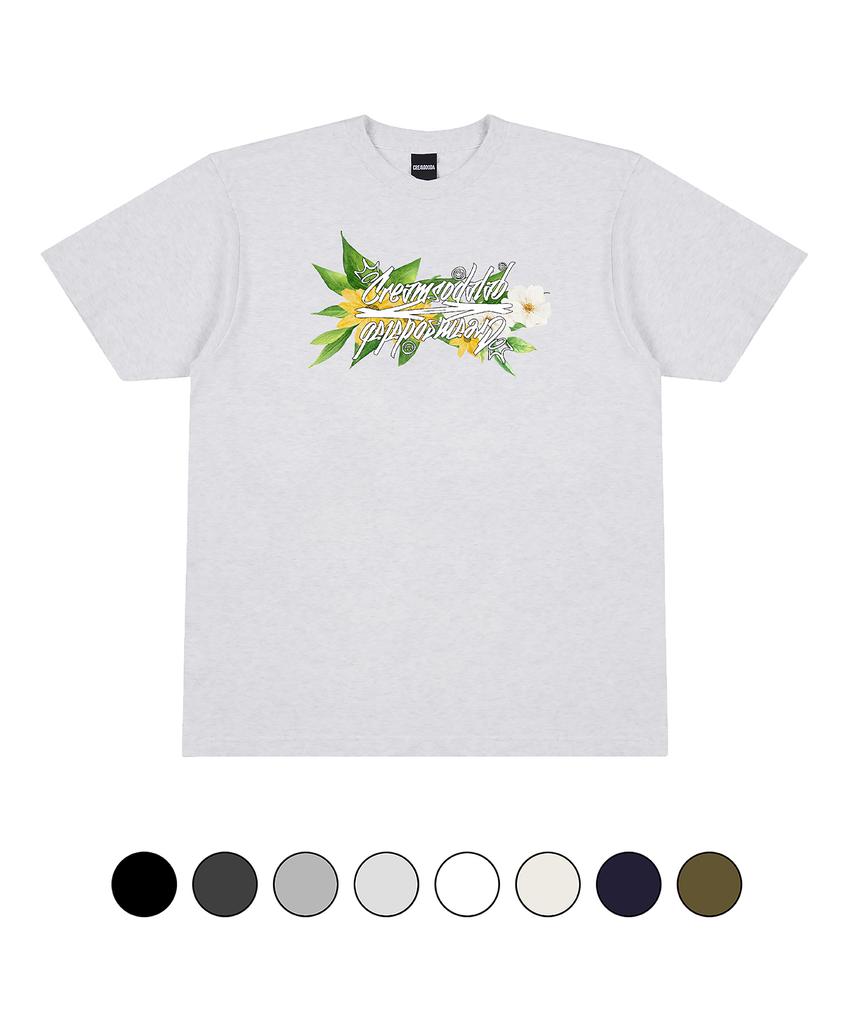 CREAM SODA LAB Crsdel Fantasy Flower Short Sleeve T-Shirt (Type B)