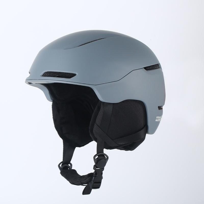 Dual-Shell Premium Integrated Ski Helmet Adults Unisex Snowboarding Ice Skating Safety Headgear