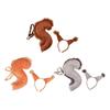 2 Stück Eichhörnchenohren Form Haarreif Cosplay Kostüm Schwanz Kopfschmuck Einfarbige Halloween Geburtstagsfeier Set für Kinder