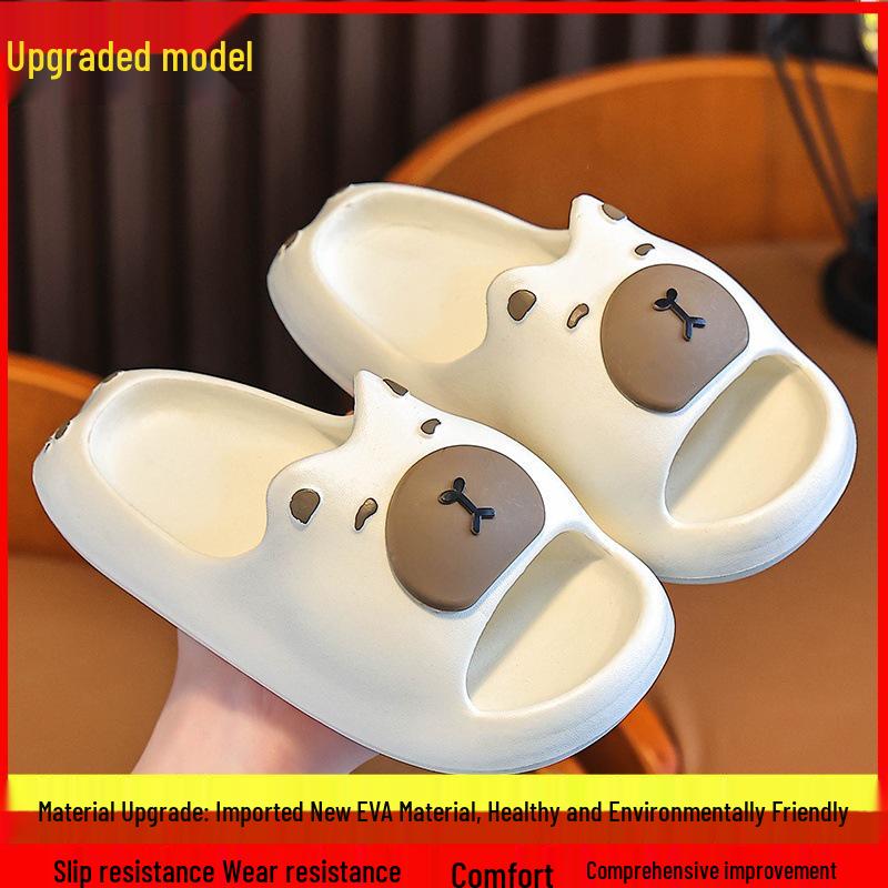 Sommer Cartoon Flip-Flops für Jungen und Mädchen: Bequeme Indoor-Hausschuhe für Eltern und Kinder