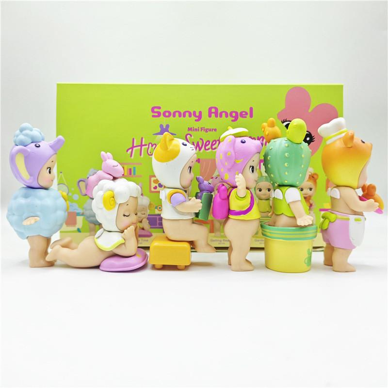 Adorable Angel Figurines Home Sweet Home Series Blind Box Collectible Toy Models