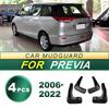 Miękkie gumowe chlapacze dla 06-22 Toyota Previa