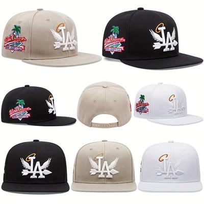 Mode Unisex LA Stickerei Baseballkappen Los Angeles Snapback Hut Engelsflügel Hip Hop Kappen Outdoor Verstellbare Lässige Sonnenhüte