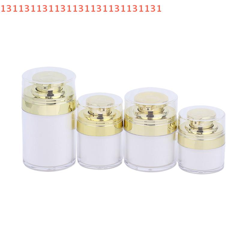 Jar Empty Cream Subpackage Toiletry Refillable Vacuum Bottle Travel Cream And Lotion Cosmetic Container With Pump Moisturizer