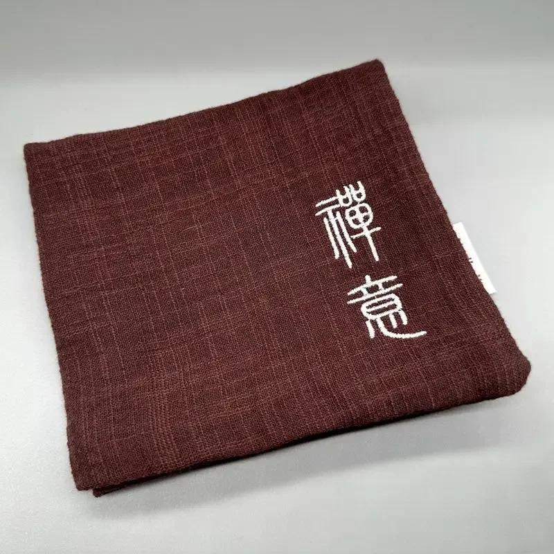 1PC Tea Towel Cotton Thickened Suction Tea Set Tea Cloth High-grade Double-layer Tea Table Pot Cleaning Cloth