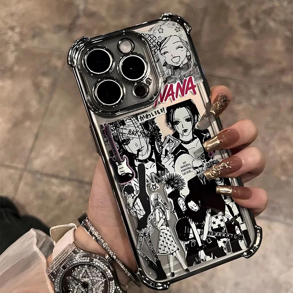 Nana Anime Mädchen Hülle für Samsung Galaxy A56 A53 A50 A36 A35 A34 A33 A32 A31 A26 A25 A24 A23 A22 A16 A15 A14 A13 5G A05S 4G Cover