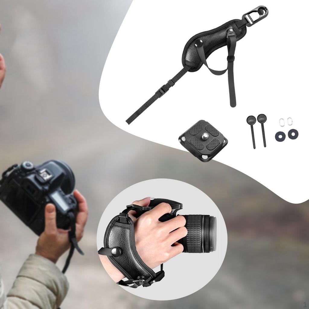 Camera Hand Strap 14 Inch Lightweight Gift Supplies Photographer Adjustable Aluminum Alloy Base