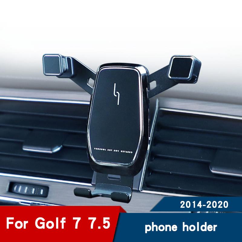 Car phone holder for Volkswagen Golf 7 / 7.5 / Golf MK7 MK7.5 interior modification parts phone stand 2016 2017