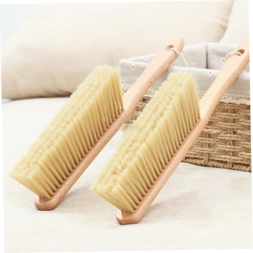 Anneome 2-Piece Cleaning Brush, Carpet Broom, Hand Dusting Brush for Bed Cleaning, Carpet Cleaner Brush, Hand Brush, Sofa Duster, Bed