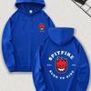 SPITFIRS Since 1987 BURN TO RIDE Graphic Print Hoodies Men Women Streetwear Hip Hop Fashion Harajuku Y2K Sweatshirts Sportwear Oversized Pullover