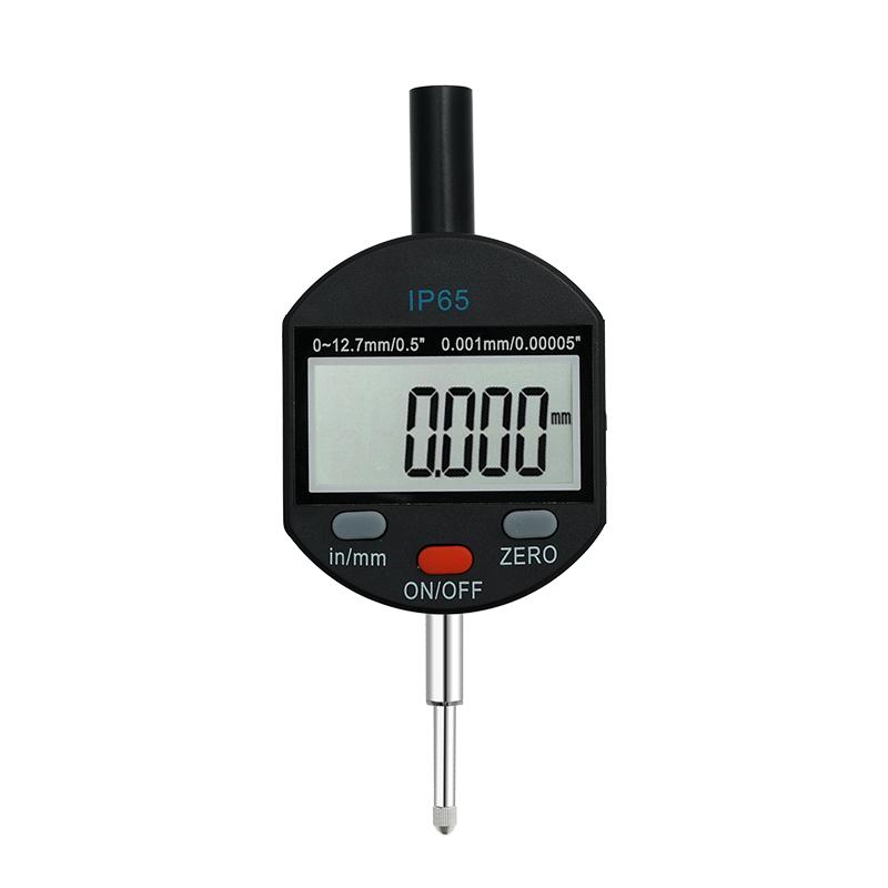 High Precision IP65 Digital Gauge Indicator 0-12.7mm Micron Dial Indicator Digital Dial Indicator 0.01mm/ 0.001mm Dial Gauge 0-12.7mm/0.01