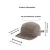 Men's 5 Panel Short Brim Vintage Embroidered Letters Baseball Cap, Quick Dry Breathable Design,For Men Camping Daily Outdoor Use