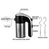 5 Speeds Electric Food Mixers Blender High Quality Dough Blender Egg Beater Spiral Whisk Mixer For Kitchen Cooking Tool